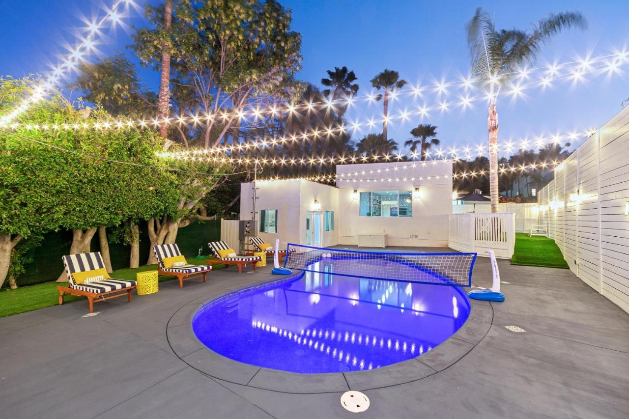 Studio City Contemporary Villa With Pool Sleeps 10 洛杉矶 外观 照片